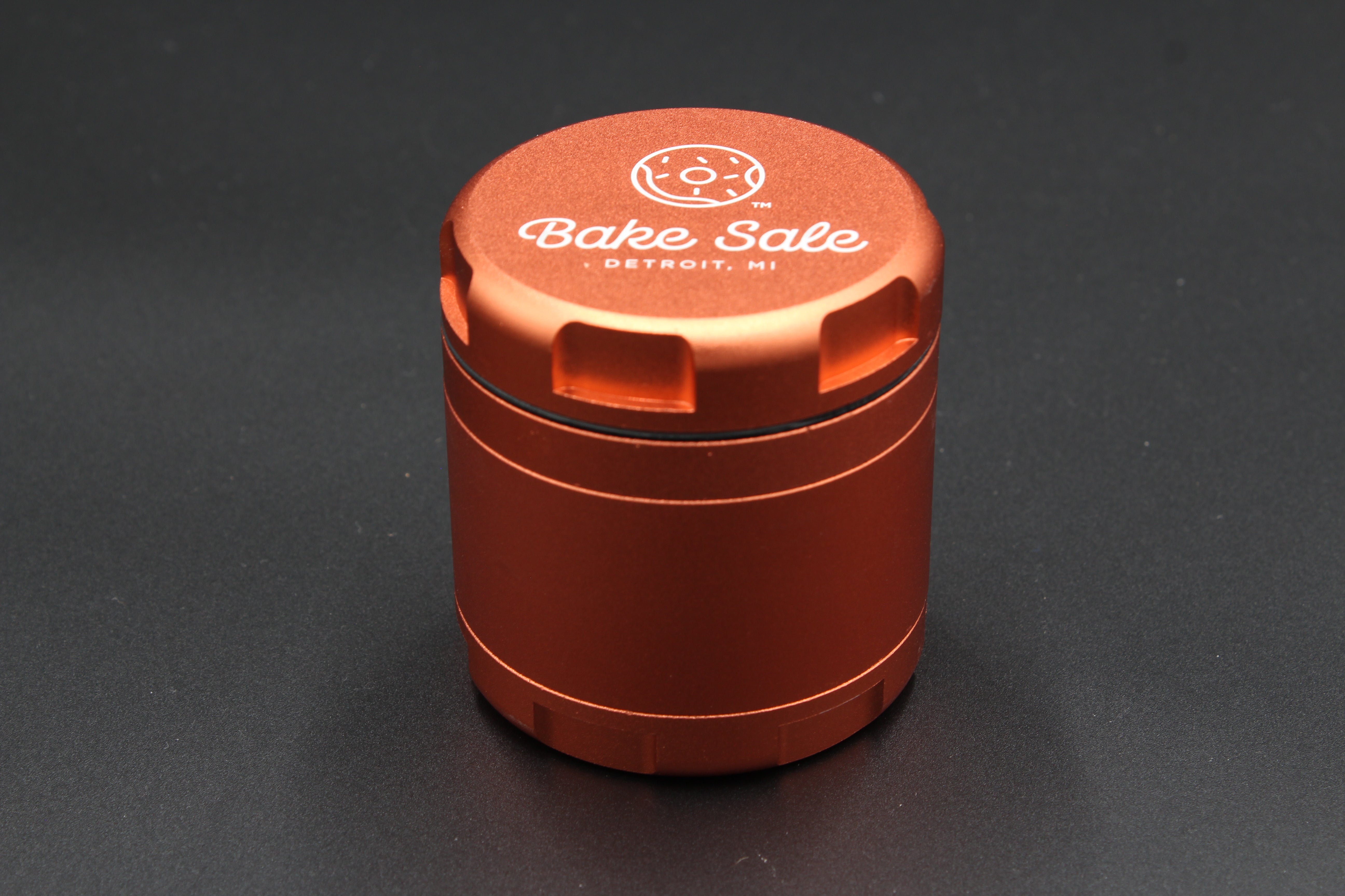 Beamer Bake Sale 63mm 4-Piece Herb Grinder - Orange