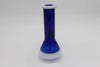 8 Inch Beaker w/ White Stripe - Blue 14mm