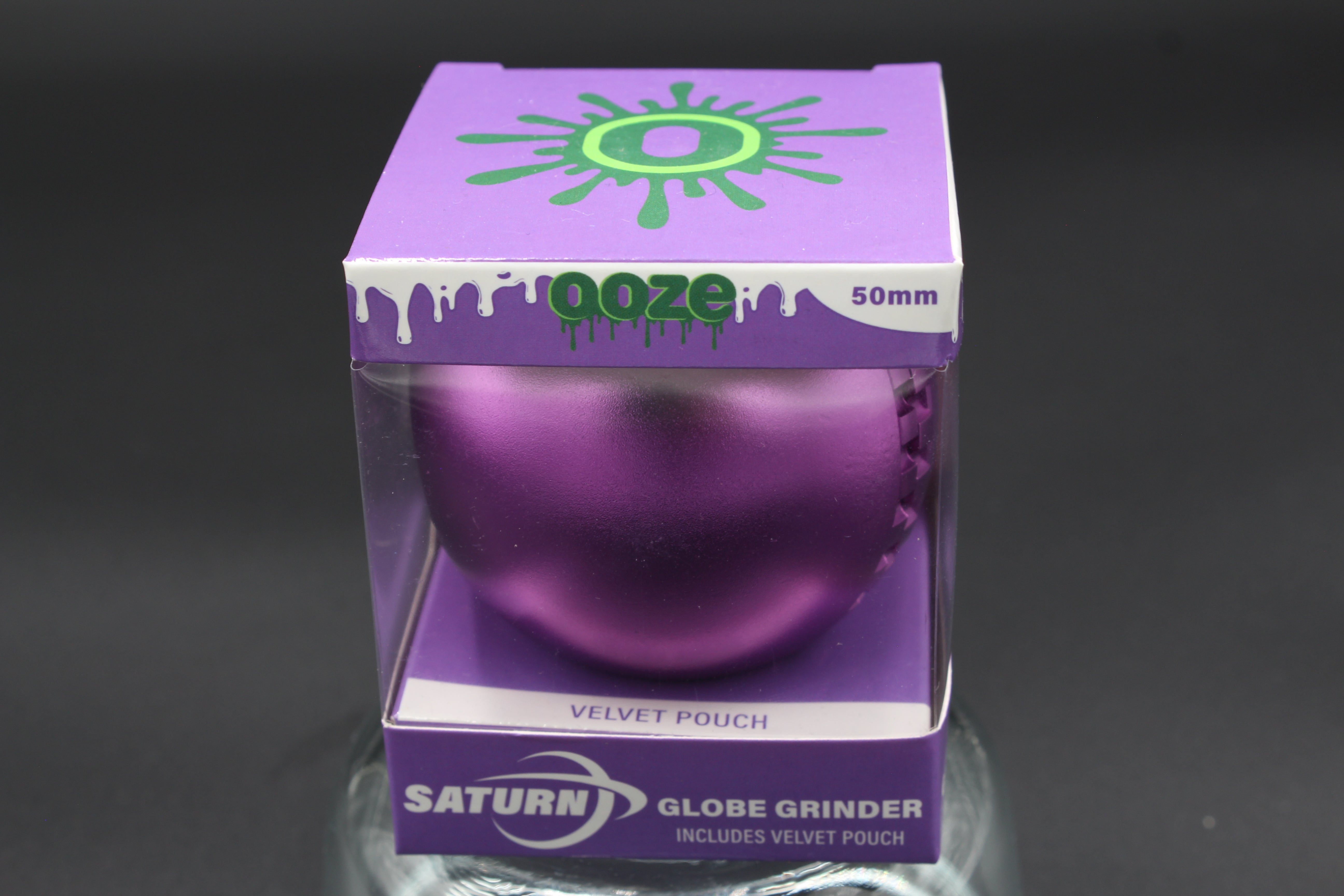 Ooze saturn globe grinder in box