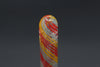 Black 14mm 5" Downstem - Red/Yellow/Blue Swirl diffuser