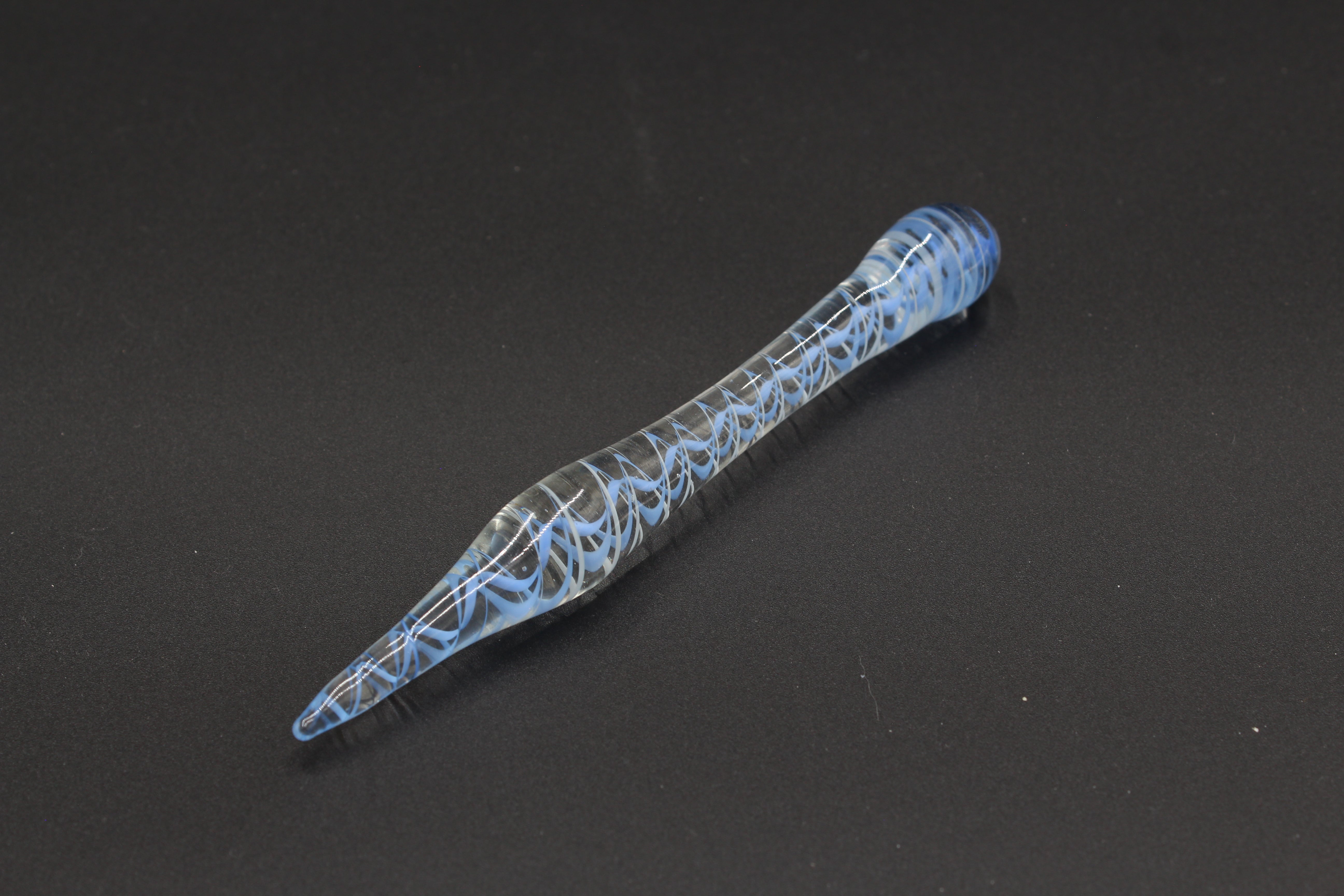 Pencil Style Glass Dab Tool - Blue to the left