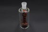 Cheech Glass 14mm 45° Orange/Black Spiral Ashcatcher to the back