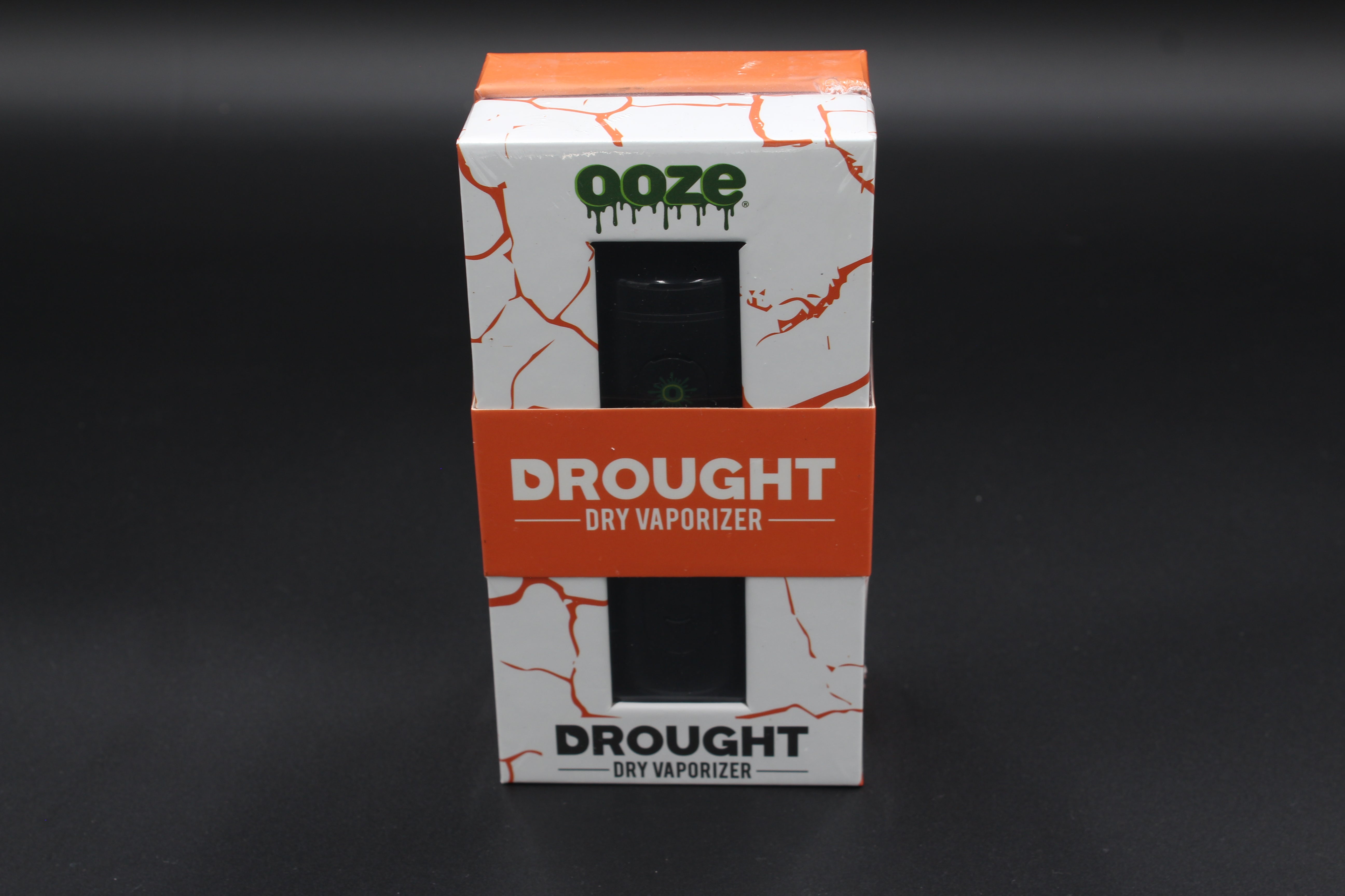 Ooze Drought Dry Herb Vaporizer - Black front box