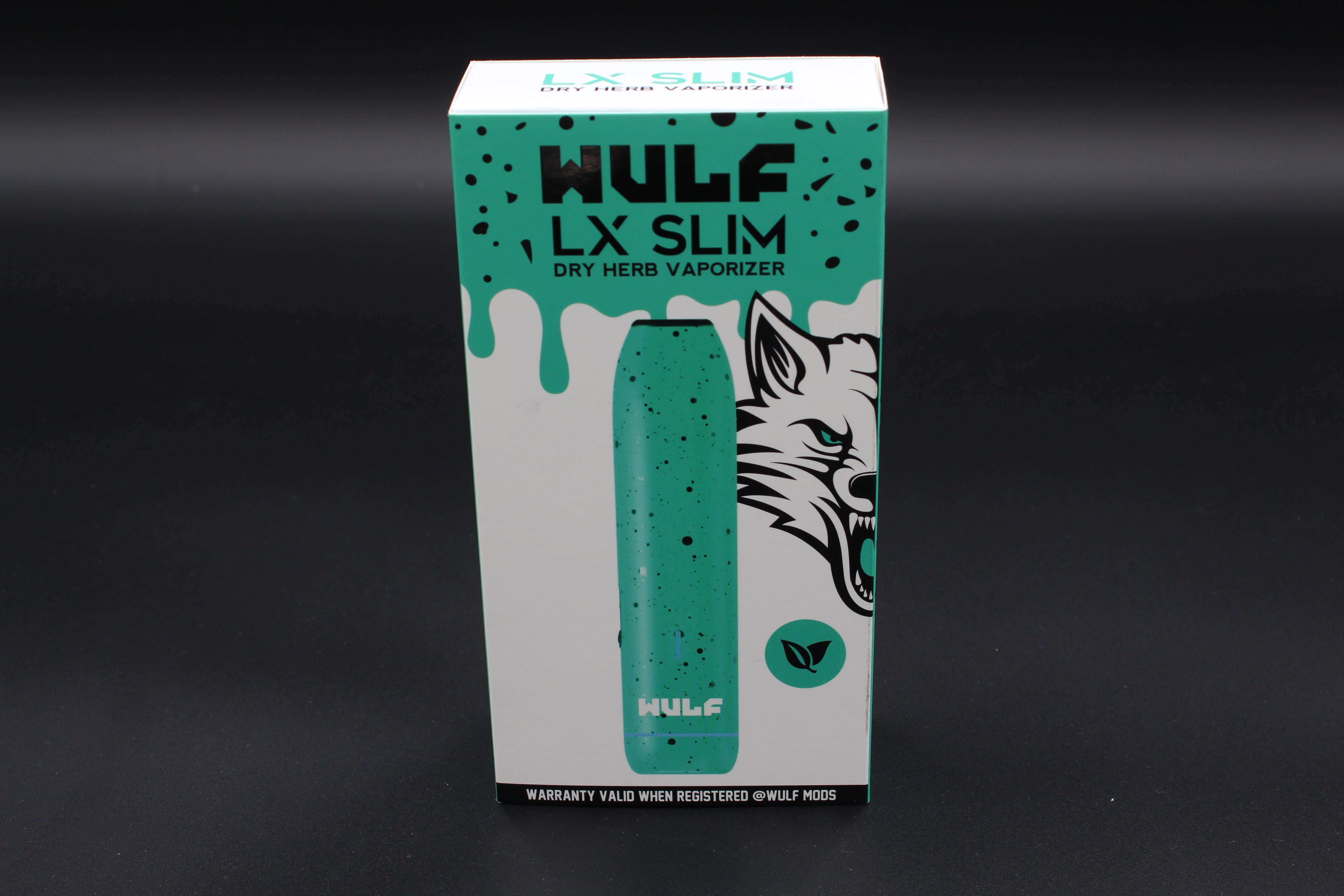 Wulf LX Slim Dry Herb Vaporizer - Blue Front Box